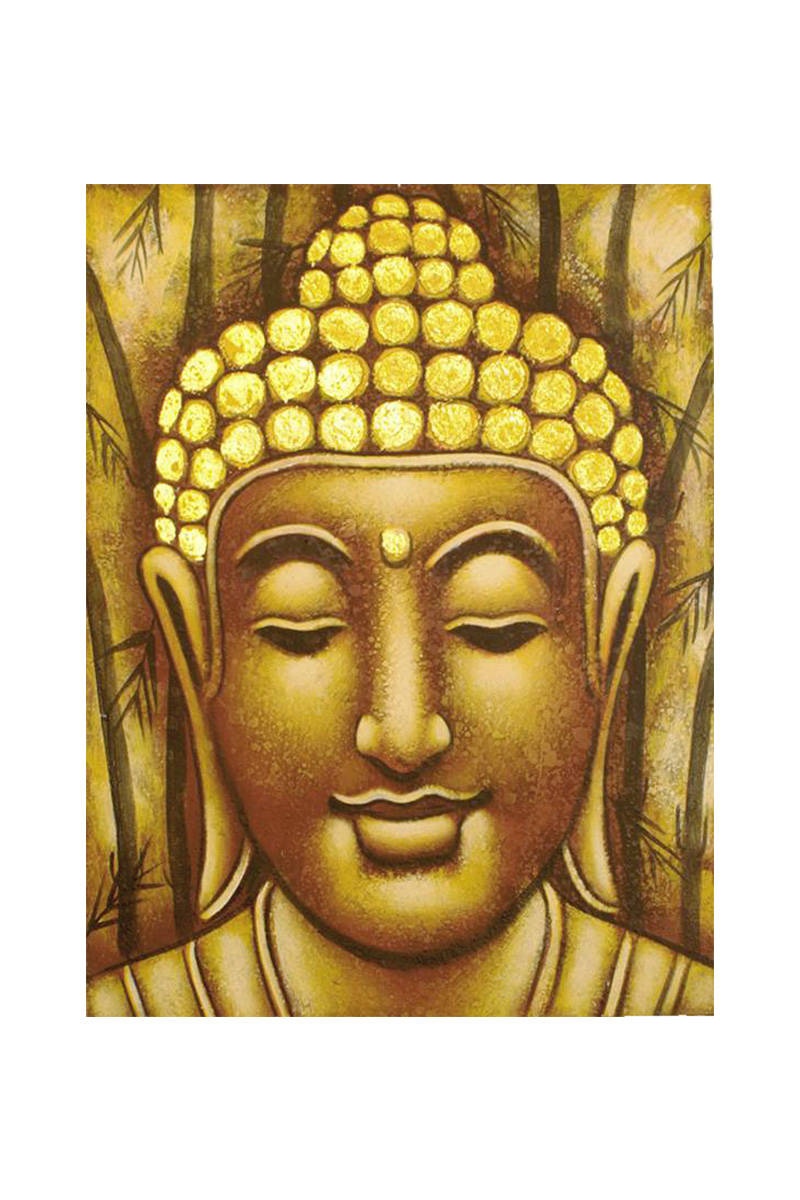 buddha-zlatý-v-lese