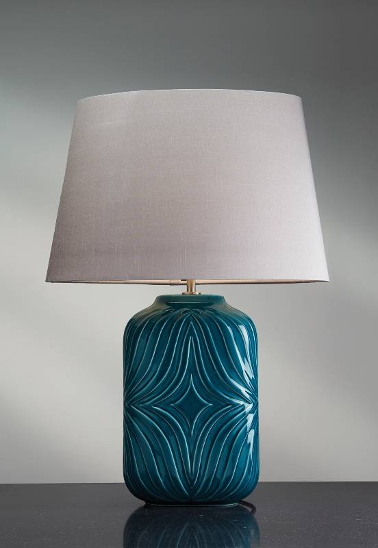 Stolní lampa muse turquoise